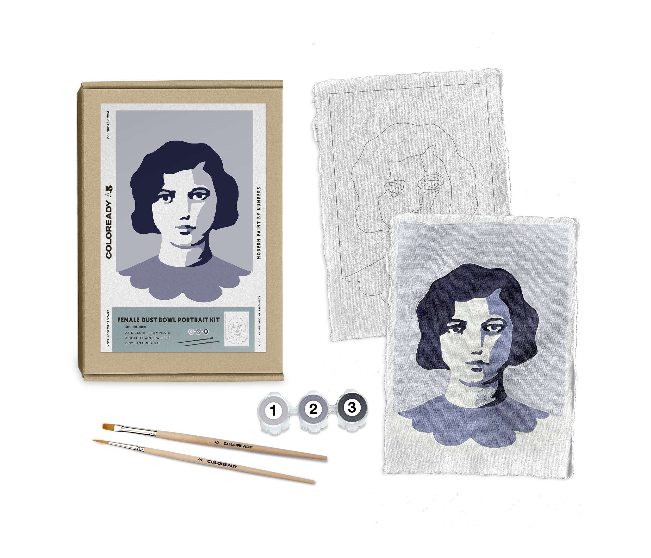 FEMALE DUST BOWL PORTRAIT