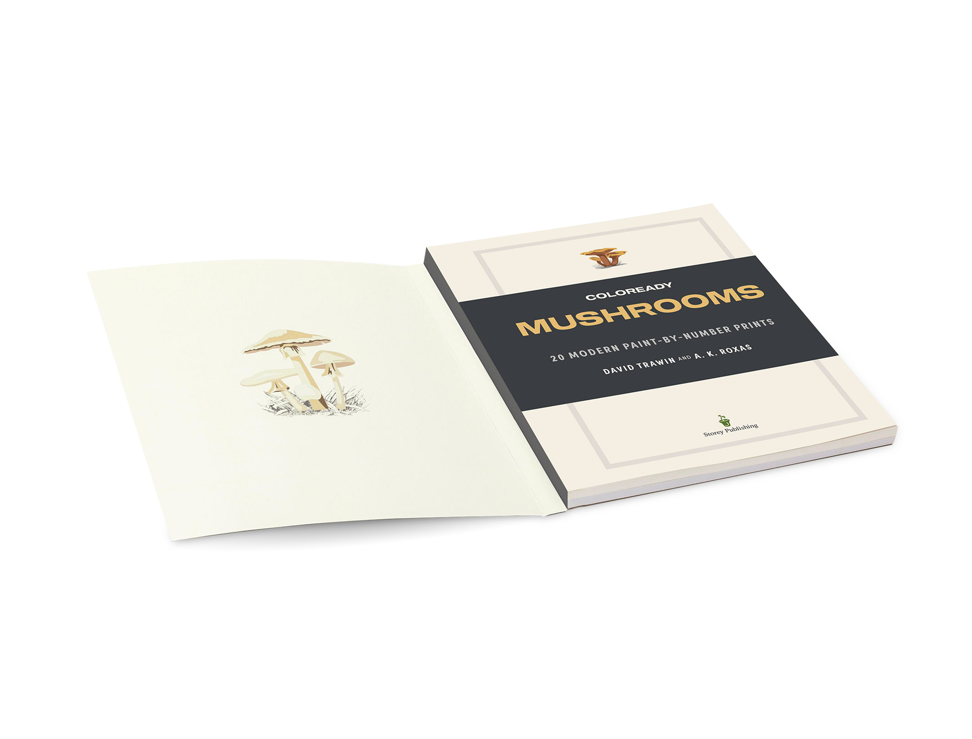 COLOREADY MUSHROOMS BOOK