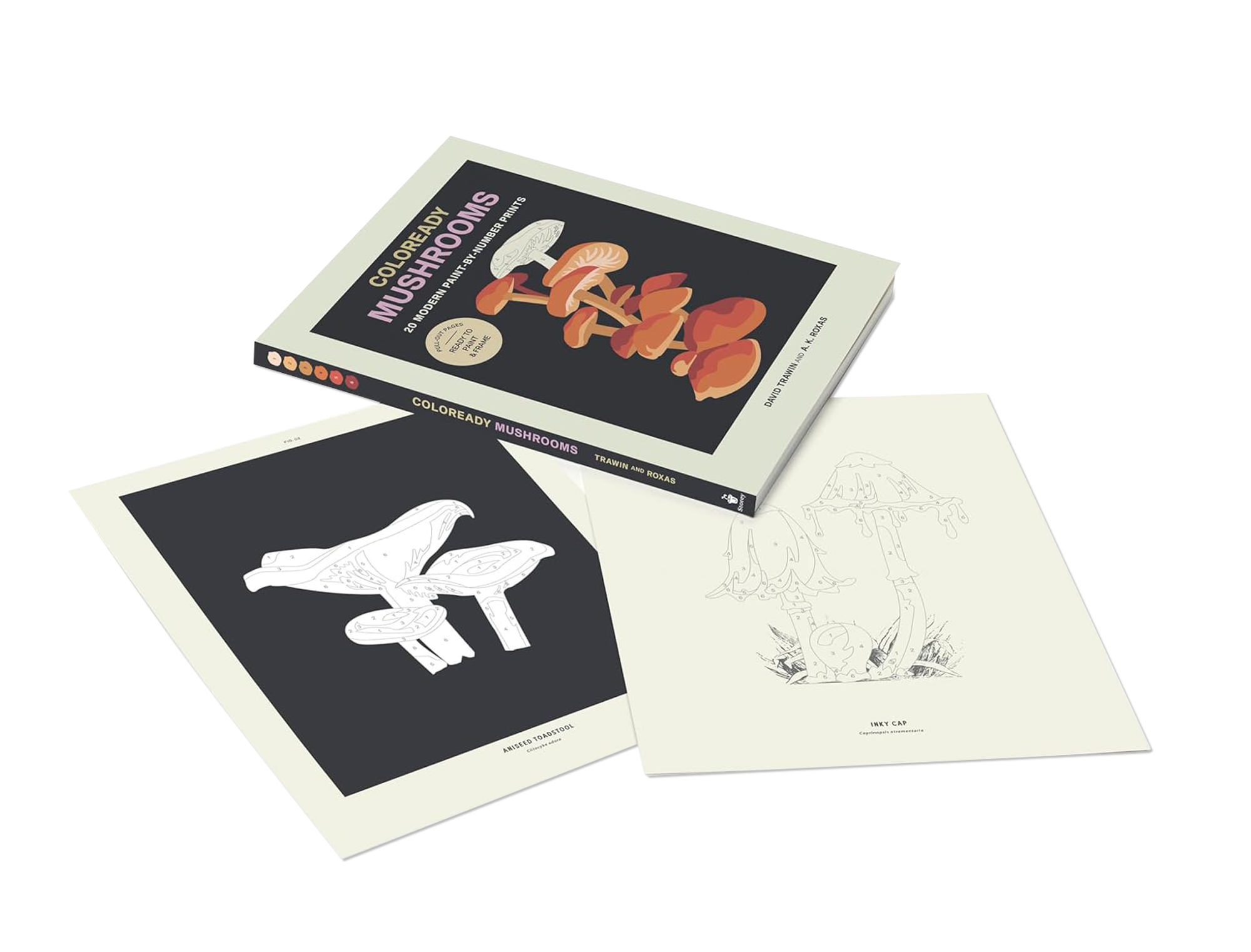 COLOREADY MUSHROOMS BOOK